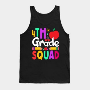 1st Grade Squad Teachers Boys Girls Funny Back To School Tank Top